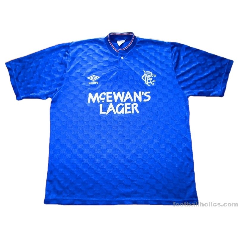 Retro Rangers Away Football Shirt 87/88