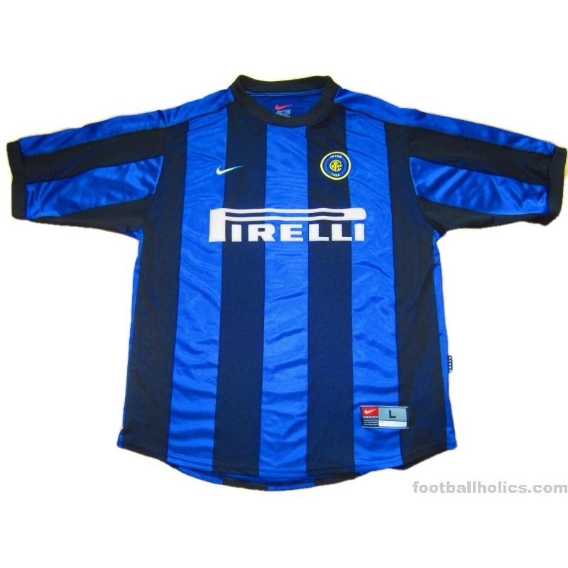 1999-00 Inter Milan Home Shirt Ronaldo #9