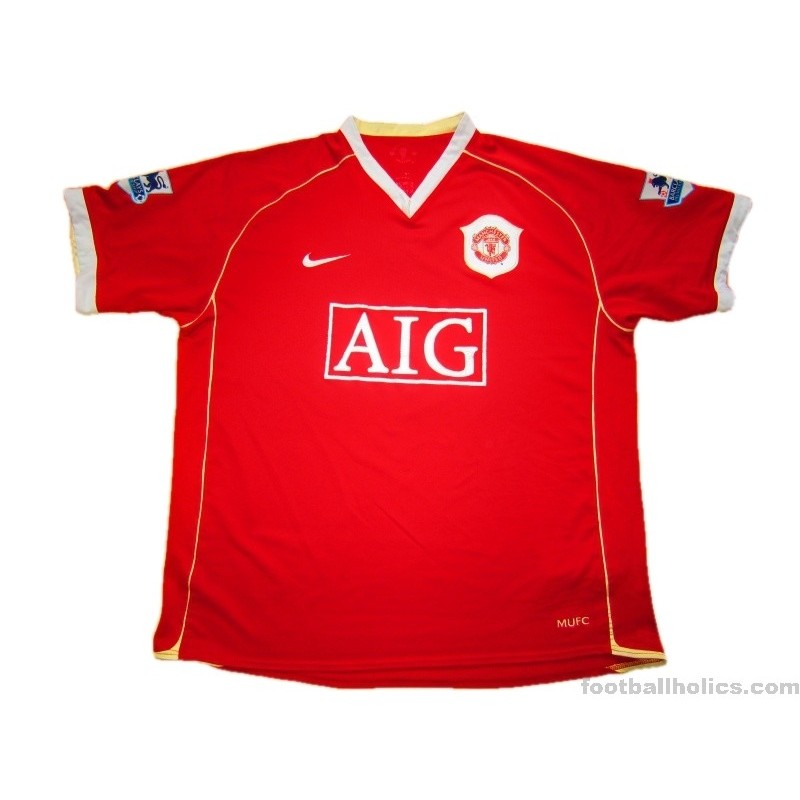 MAN UNITED  PREMIER LEAGUE 2006/2007 RONALDO #7 – FOOTBALL SHIRT