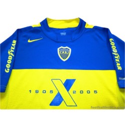 2005 Boca Juniors Centenary Home Shirt