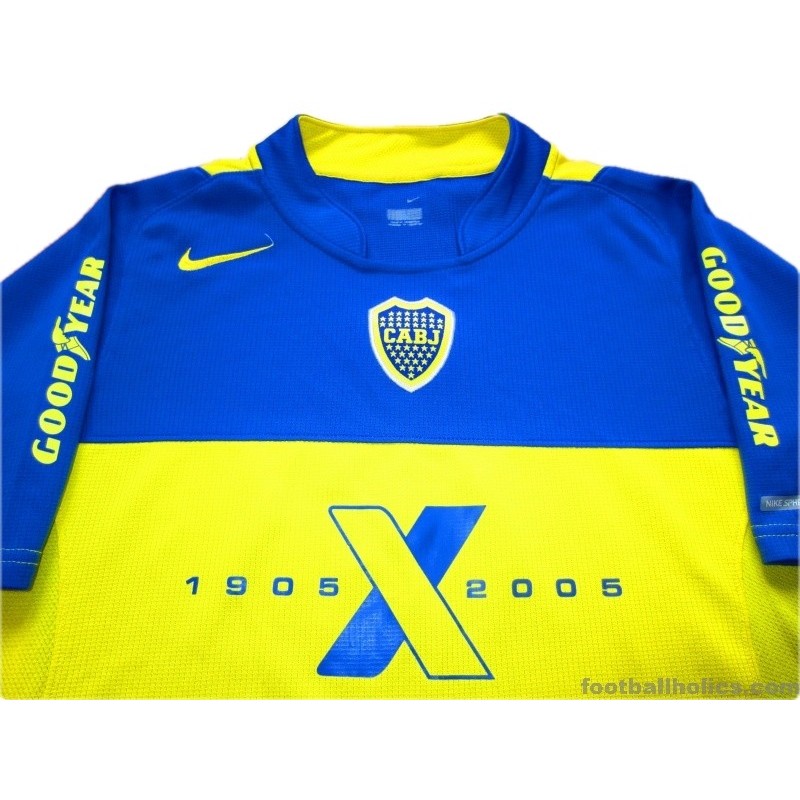 2005 Boca Juniors Centenary Home Shirt