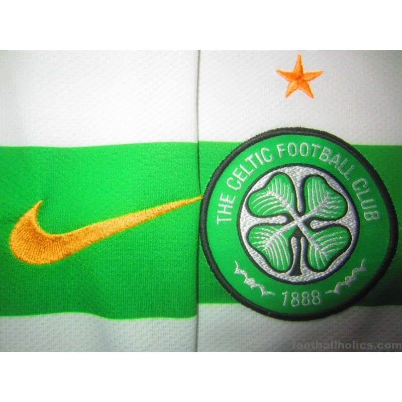 2007/08 Celtic Home Jersey XL Nike Green Scottish League NEW