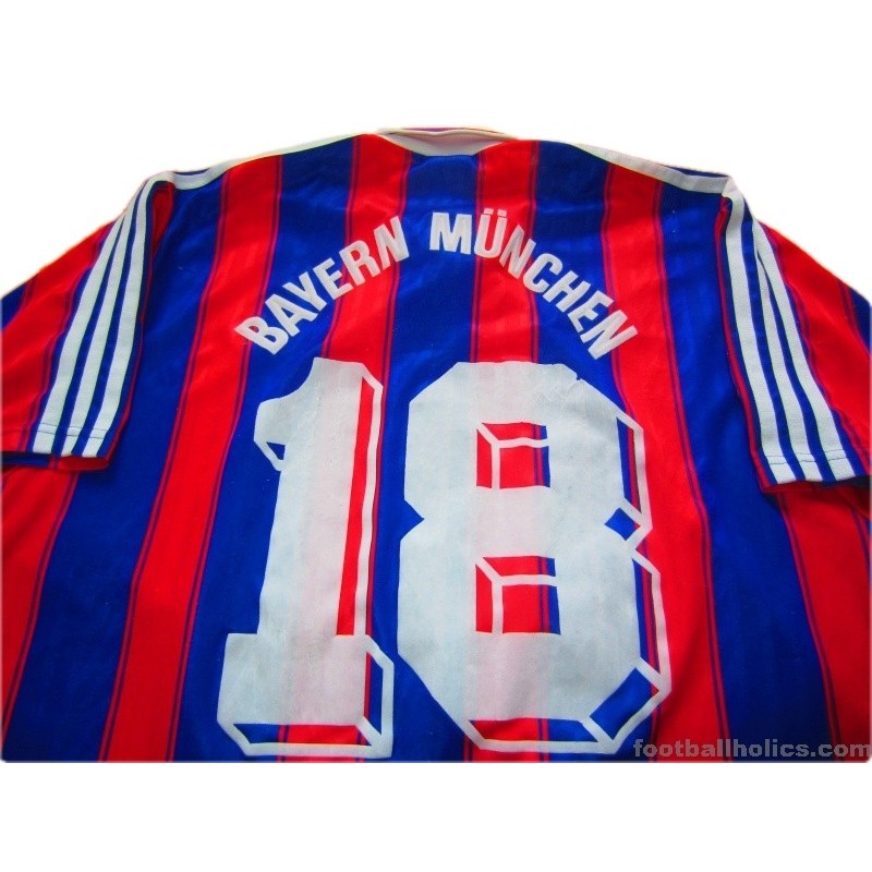 1995-97 Bayern Munich Klinsmann 18 Home Shirt
