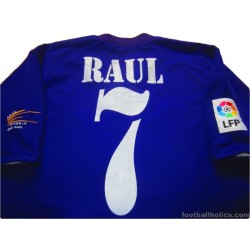 2002-03 Real Madrid Raul 7 Centenary Third Shirt