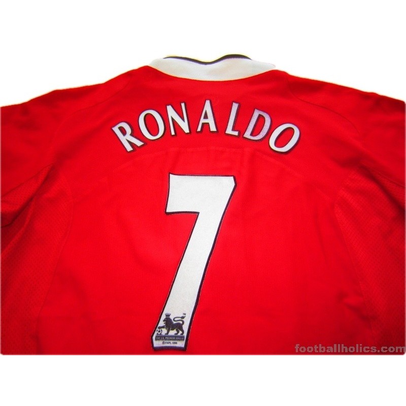 2004-06 Manchester United Ronaldo 7 Home Shirt