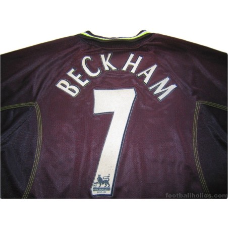 1998-99 Manchester United Beckham 7 Third Shirt