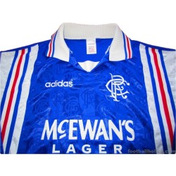 Adidas 1996-97 Rangers Match Worn Champions League Home Shirt - Football  Shirt Culture - Latest Football Kit News and More
