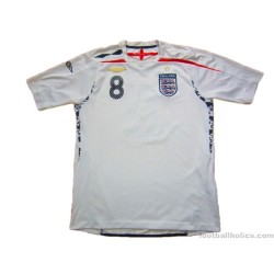 2007-09 England Lampard 8 Home Shirt