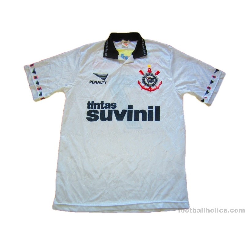 1995-96 Corinthians Home Shirt (Marcelinho Carioca) #7