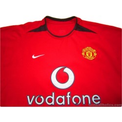 2002-04 Manchester United Ferdinand 6 Home Shirt