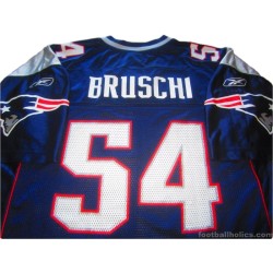 2002-08 New England Patriots Bruschi 54 Home Jersey