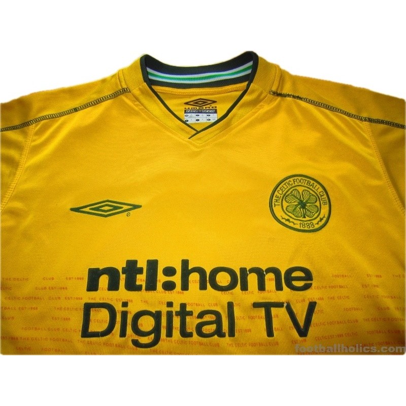 Celtic 03/04 #7 LARSSON Awaykit Nameset Printing
