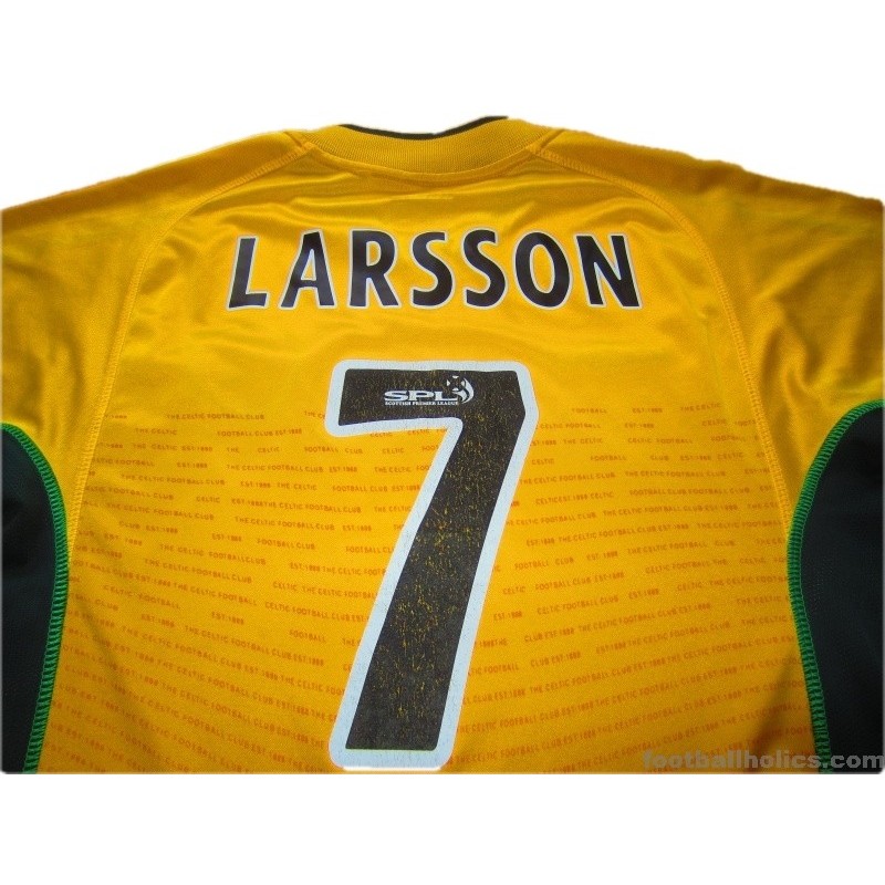 Celtic 2002-03 Away Shirt L/S Larsson #7 (Excellent) M – Classic Football  Kit