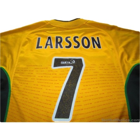 2002-03 Celtic Larsson 7 Away Shirt