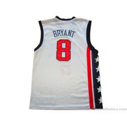 2002 USA 'Dream Team' Bryant 8 Home Jersey