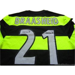 2009-10 Celtic Match Worn Braafheid 21 Away Shirt