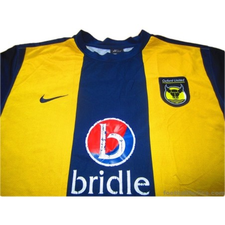 2010-11 Oxford United Home Shirt