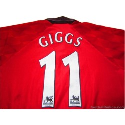 1996-98 Manchester United Giggs 11 Home Shirt