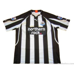 2010-11 Newcastle United Carroll 9 Home Shirt