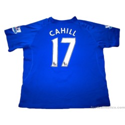2010-11 Everton Cahill 17 Home Shirt