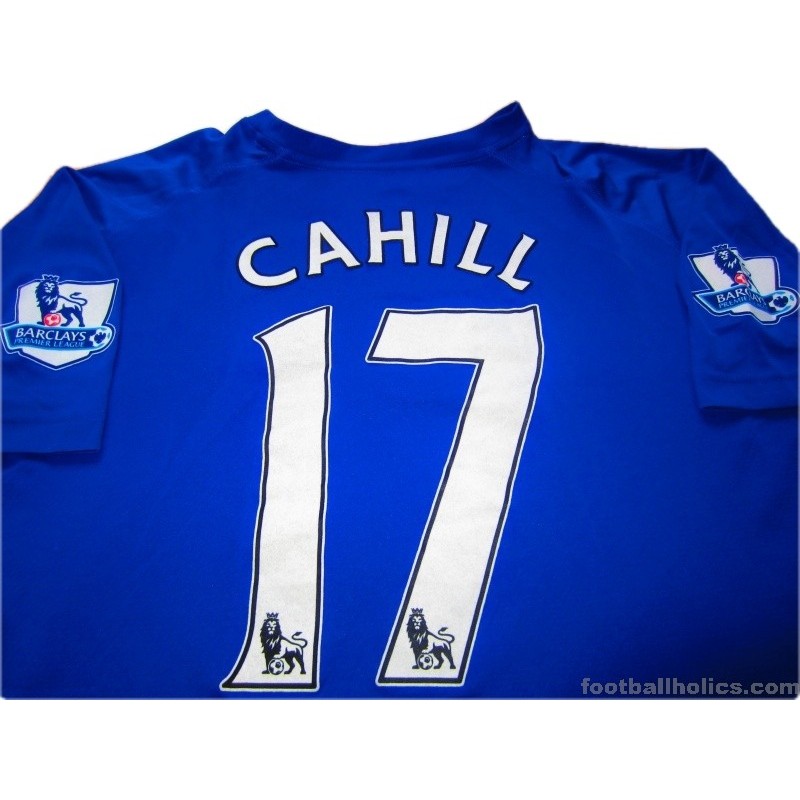 2010-11 Everton Cahill 17 Home Shirt