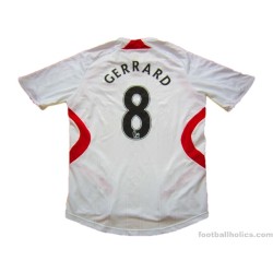 2007-08 Liverpool Gerrard 8 Away Shirt