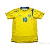 2004-06 Sweden Ibrahimovic 10 Home Shirt