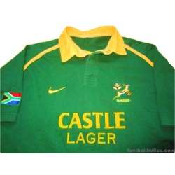 2001-03 South Africa Springboks Pro Home Shirt