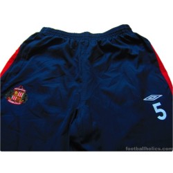 2007-08 Sunderland Player Issue (Nosworthy) No.5 3/4 Training Pants/Bottoms