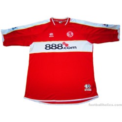 2006-07 Middlesbrough '20 Years' Home Shirt