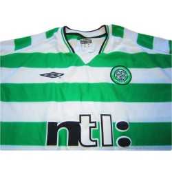 2022-2023 Celtic Long Sleeve Home Shirt (LARSSON 7) [HA5446-252197