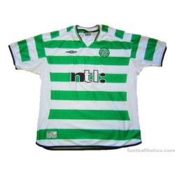 2001-03 Celtic Larsson 7 Home Shirt