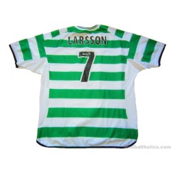 2001-03 Celtic Larsson 7 Home Shirt