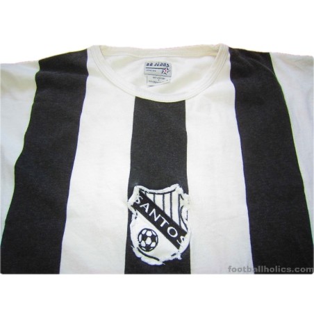 1960s Santos (Pele) No.10 Heritage Retro Home Shirt