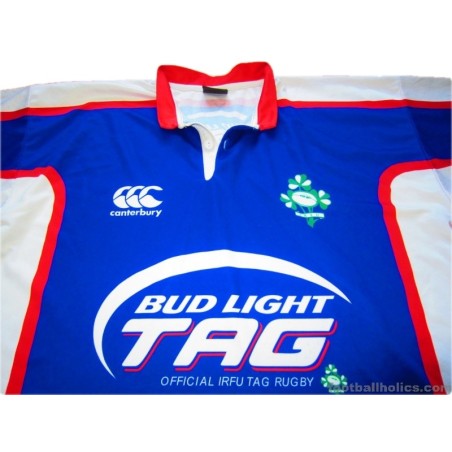 2009-10 Ireland Tag Rugby Player Issue Away Shirt