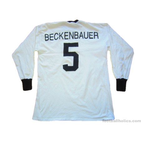 1972-74 West Germany Beckenbauer 5 Retro Home Shirt