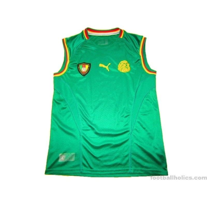 2002 Cameroon Home Vest Shirt