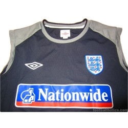 2010-11 England Training Vest Shirt