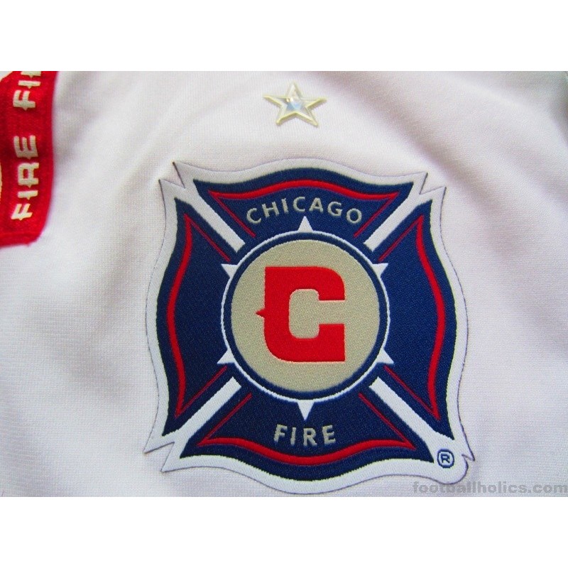 2002 Chicago Fire Match Issue Home Shirt Vaudreuil #22
