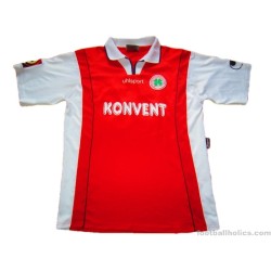 2000-01 Rot-Weiss Oberhausen Match Worn (Quallo) No.2 Home Shirt