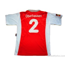 2000-01 Rot-Weiss Oberhausen Match Worn (Quallo) No.2 Home Shirt