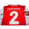 2000-01 Rot-Weiss Oberhausen Match Worn (Quallo) No.2 Home Shirt