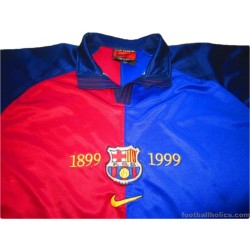 1999-2000 FC Barcelona Centenary Home Shirt