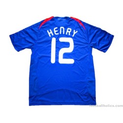 2007-08 France Henry 12 Home Shirt
