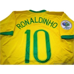 2006-08 Brazil Player Issue Training Shirt