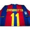 2007-08 FC Barcelona 'Camp Nou' Zambrotta 11 Home Shirt