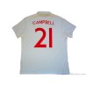 2009-10 England U-21 Match Issue Campbell 21 Home Shirt