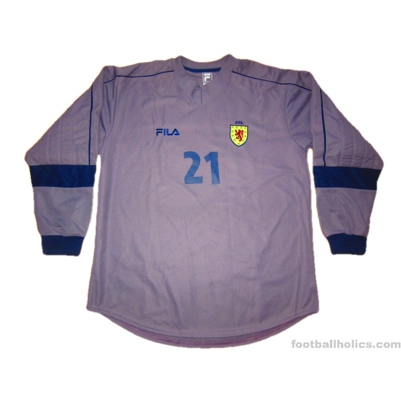 2000-03 Scotland Match Issue 21 Goalkeeper Shirt