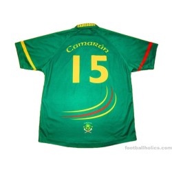 2005-07 Cameroon (Camarún) Match Worn No.15 Home Shirt