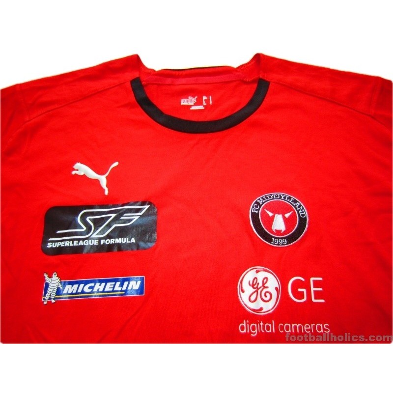 2009 FC Midtjylland Superleague Formula Pit Crew Issue Shirt